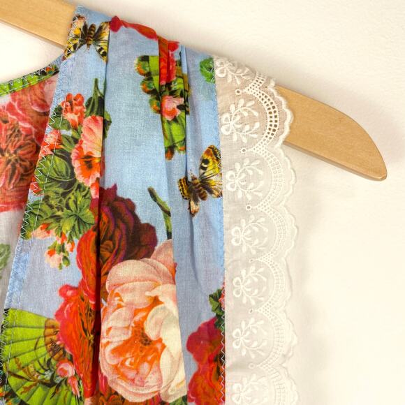 Agua Bendita Tunic Swim Cover Up In Bendito Rosal Size Medium New - Picture 8 of 16